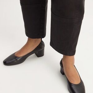 BRAND NEW Everlane Elegant Black Women's Block Heel Shoes
